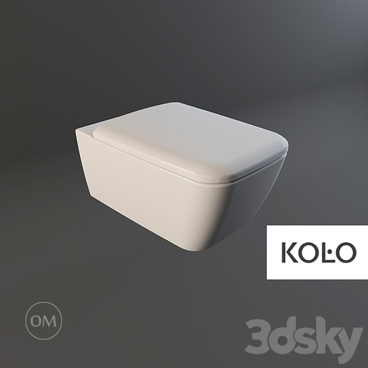 KOLO Wc hanging LIFE 3DS Max - thumbnail 1