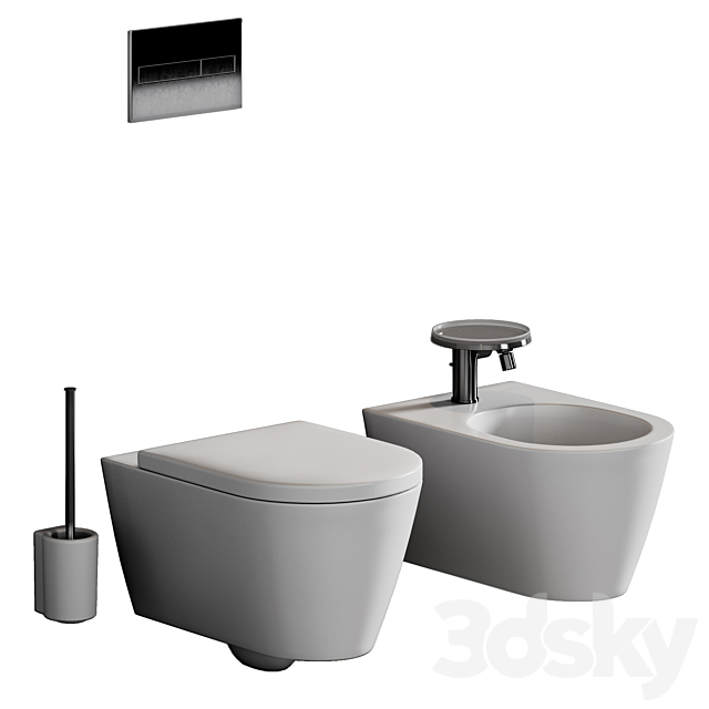 Laufen Kartell WC 3ds Max - thumbnail 1