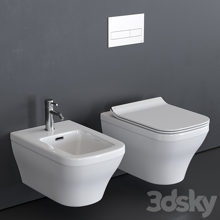 Noken Forma Wall-Hung WC 3DS Max - thumbnail 1