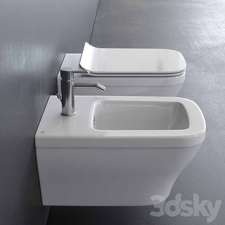 Noken Forma Wall-Hung WC 3DS Max - thumbnail 2