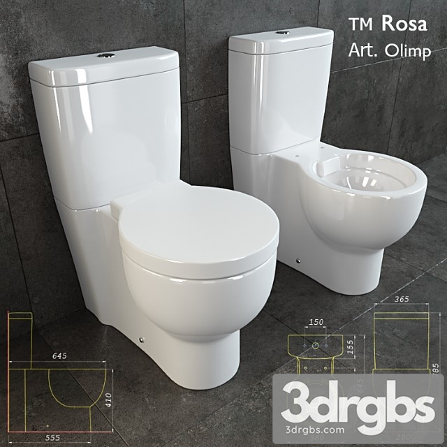 Olimp Toilet 2 3dsmax Download - thumbnail 1