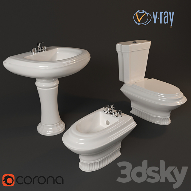 Plumbing Cezares King Palace 3ds Max - thumbnail 1