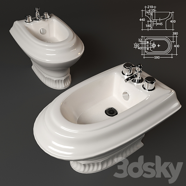 Plumbing Cezares King Palace 3ds Max - thumbnail 2