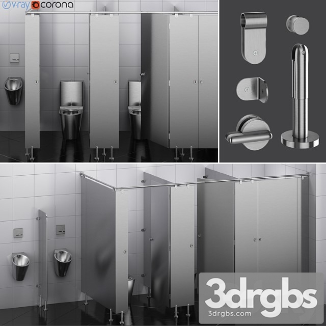 Sanitary partitions for public toilets fundermax 2 (designer) - thumbnail 1