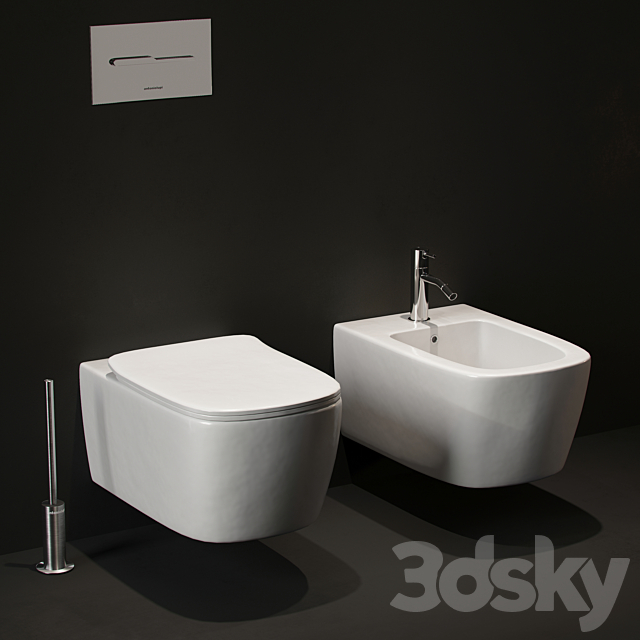 sanitary ware comodo 3DS Max Model - thumbnail 2