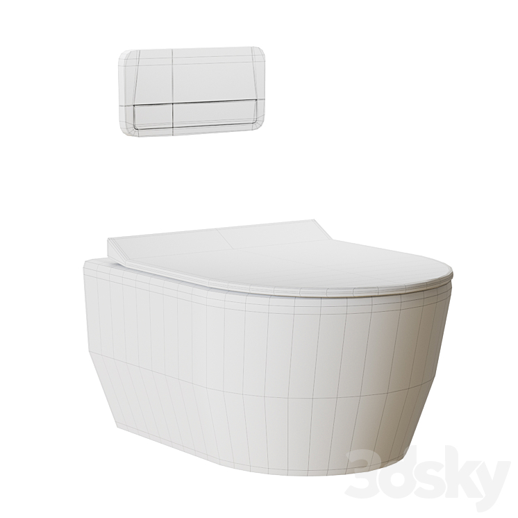 set bathroom 3DS Max Model - thumbnail 2