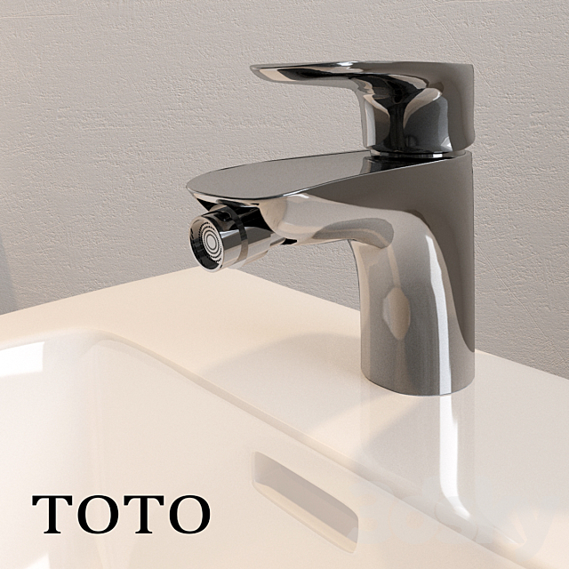 The toilet and bidet TOTO (corona + vray) 3DS Max Model - thumbnail 2