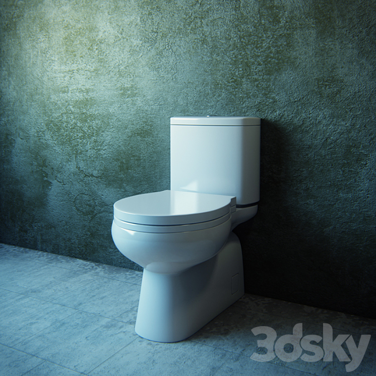 toilet 3DS Max - thumbnail 1