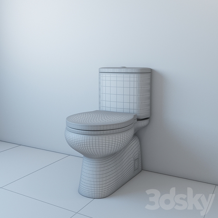 toilet 3DS Max - thumbnail 2