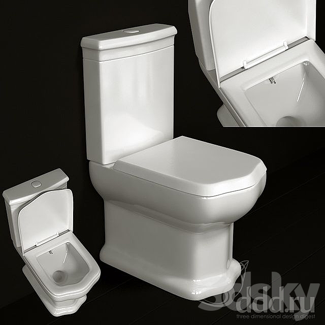 Toilet 3ds Max - thumbnail 1