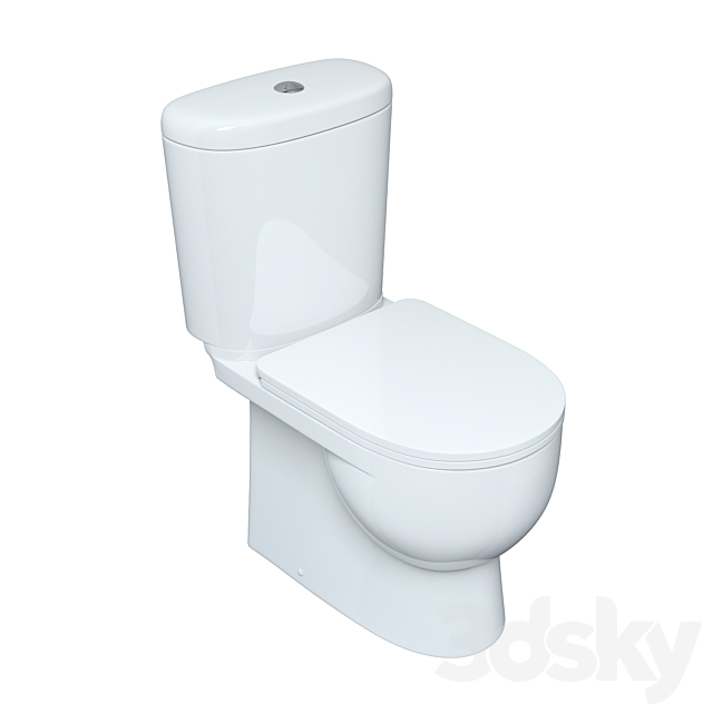 Toilet ART 3DS Max Model - thumbnail 1