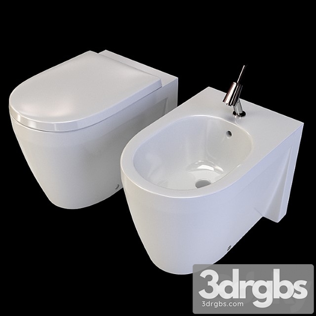 Toilet bidet duravit starck 2 - thumbnail 1