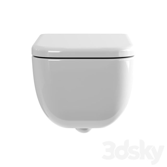 Toilet By Gessi GOCCIA 3DS Max Model - thumbnail 3