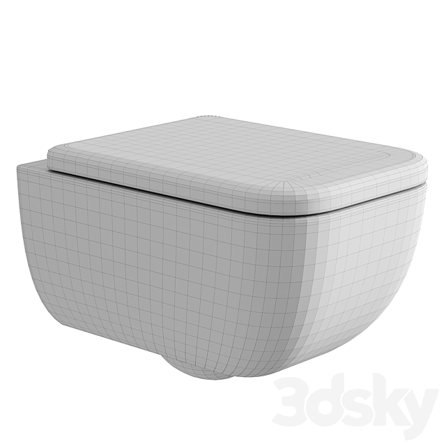 Toilet By Gessi GOCCIA 3DS Max Model - thumbnail 4