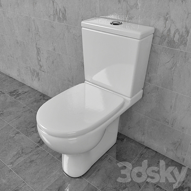 toilet Globus the company Della 3ds Max - thumbnail 1