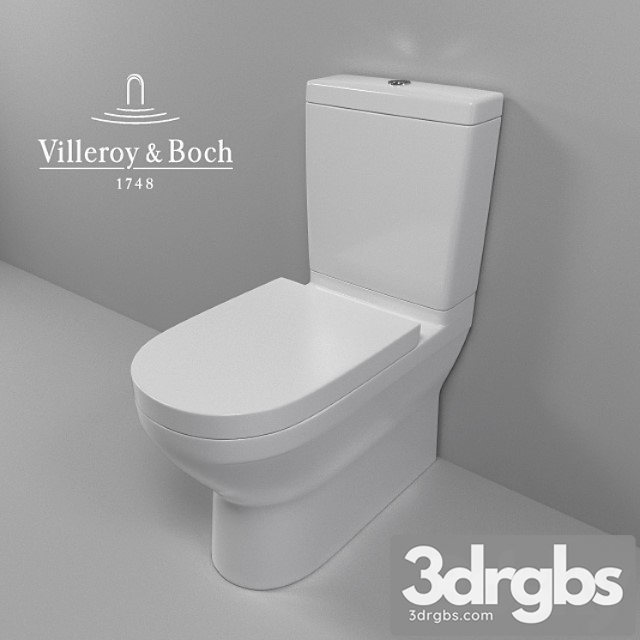 Toilet Villeroy 3dsmax Download - thumbnail 1