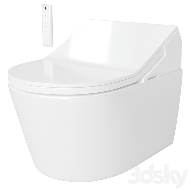 TOTO Washlet RX 3DS Max Model - thumbnail 1