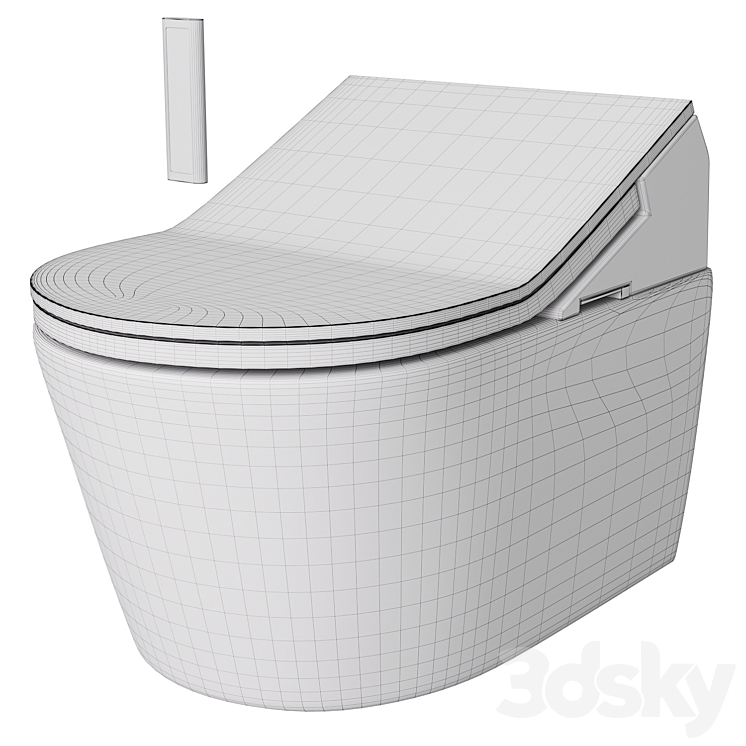 TOTO Washlet RX 3DS Max Model - thumbnail 2