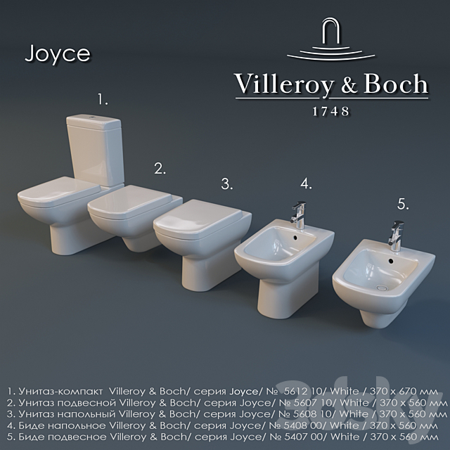 Villeroy & Boch Joyce 3DS Max Model - thumbnail 1