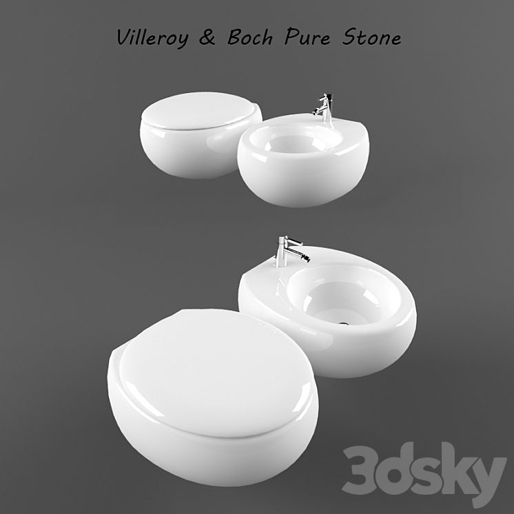 Villeroy & Boch Pure Stone 3DS Max - thumbnail 1