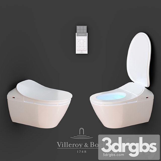 WC ViClean L Villeroy Boch 3dsmax Download - thumbnail 1