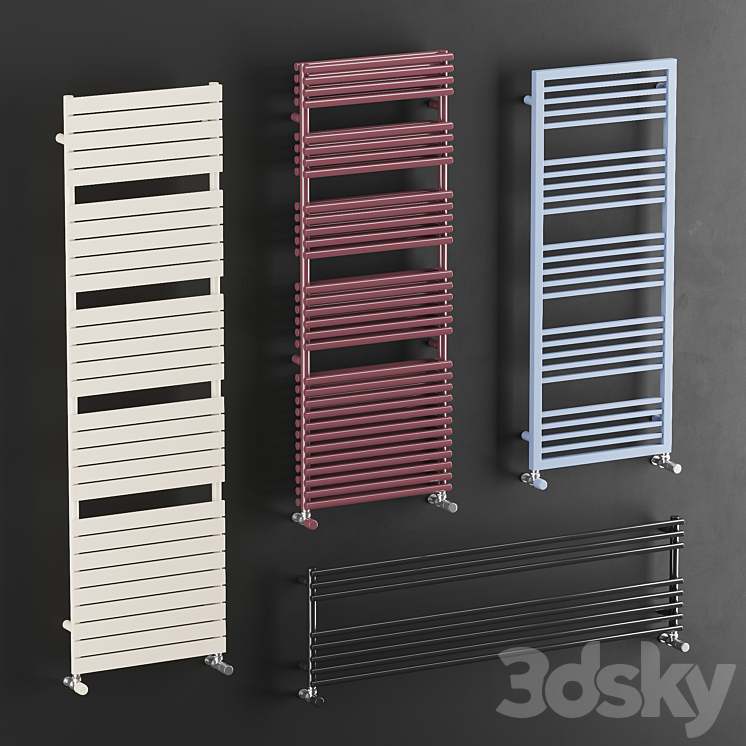 Cordivari towel rails 3DS Max - thumbnail 1