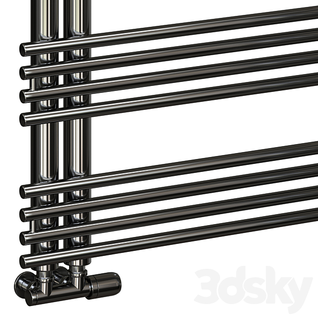 Полотенцесушитель Cordivari Kelly towelrail polished 3DS Max Model - thumbnail 4