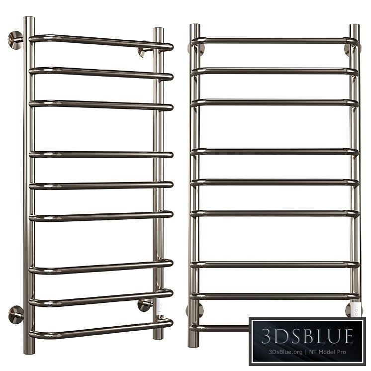 Electric heated towel rail EWRIKA Sappho I 100×50 chrome 3DS Max - thumbnail 3