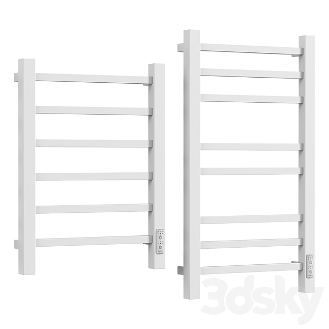 Electric heated towel rail Grois Alex 3ds Max - thumbnail 1