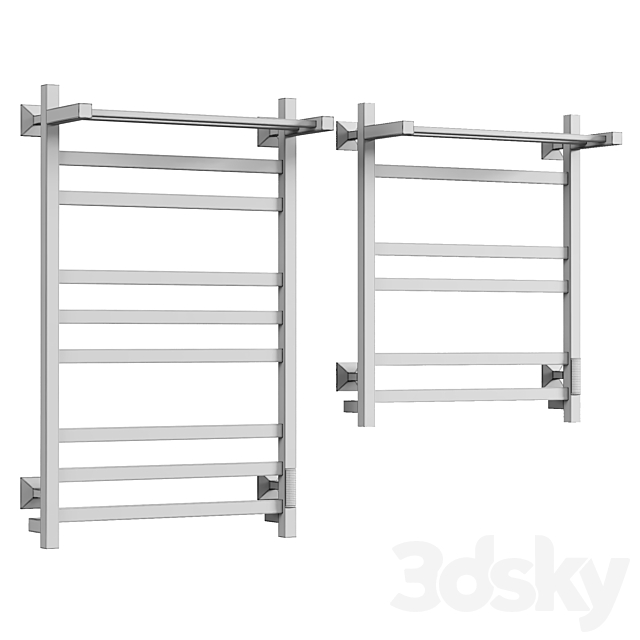 Electric towel warmer EWRIKA Penelope KV 3DS Max Model - thumbnail 4