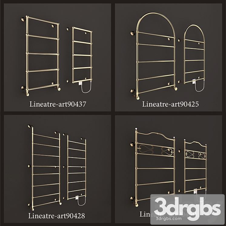 Group Towel Rails Lineatre 3dsmax Download - thumbnail 1