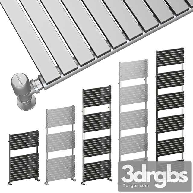 Heated towel rail cordivari stefania towelrail polished satin - thumbnail 1