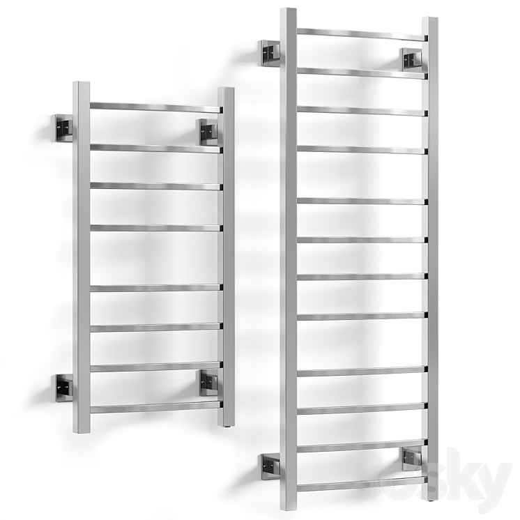 Heated towel rail Energy Grand 3DS Max Model - thumbnail 2