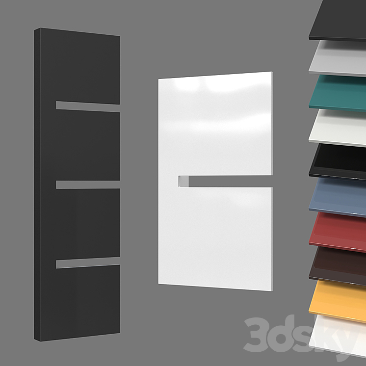 Heated towel rail Irsap Sequenze. (2 sizes 10 materials) 3DS Max - thumbnail 1