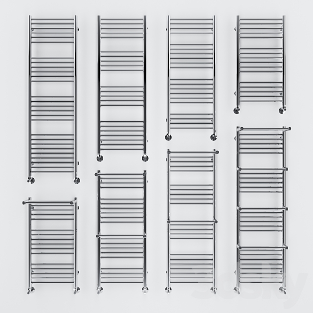 Heated Towel Terminus Aurora 3ds Max - thumbnail 1