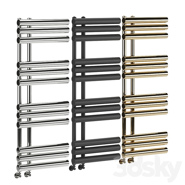 Reina Grace Towel Radiator Set 3ds Max - thumbnail 3