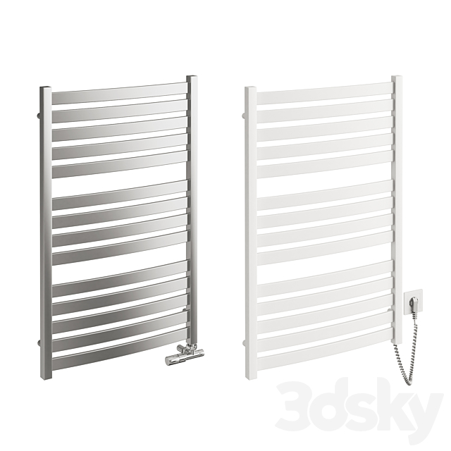 Terma Heated towel rail 3DS Max Model - thumbnail 3