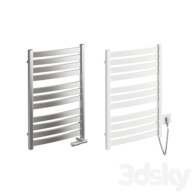 Terma Heated towel rail 3DS Max Model - thumbnail 5