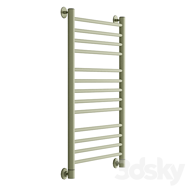 Water heated towel rail EWRIKA Safo B 80×50 chrome 3ds Max - thumbnail 2