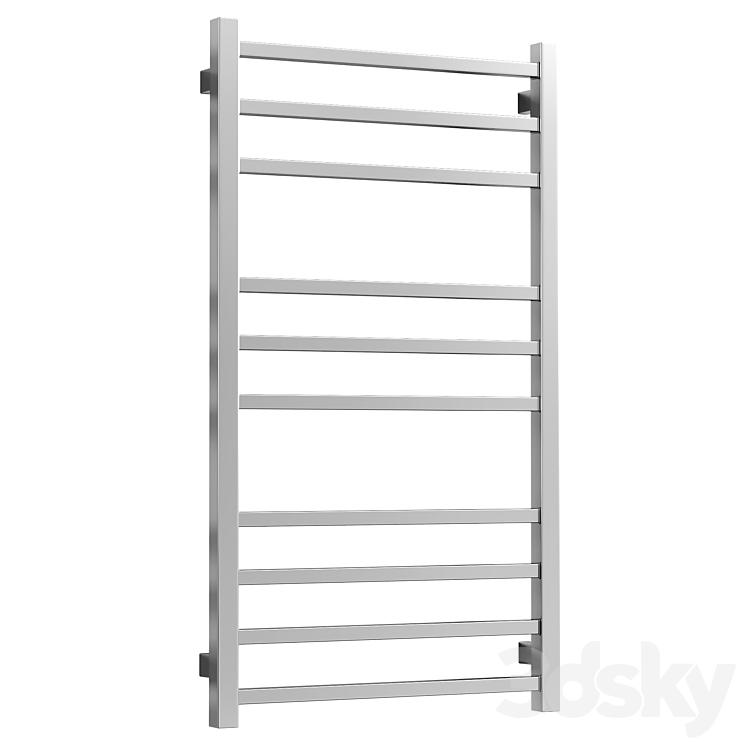 Water heated towel rail Grota Estro 3DS Max Model - thumbnail 1