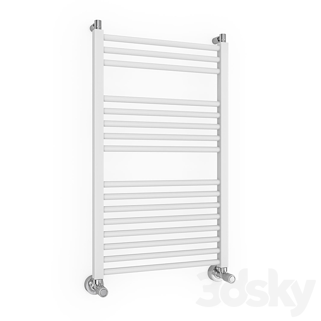 Water heated towel rail Margaroli Alba 7-464_16 3ds Max - thumbnail 1