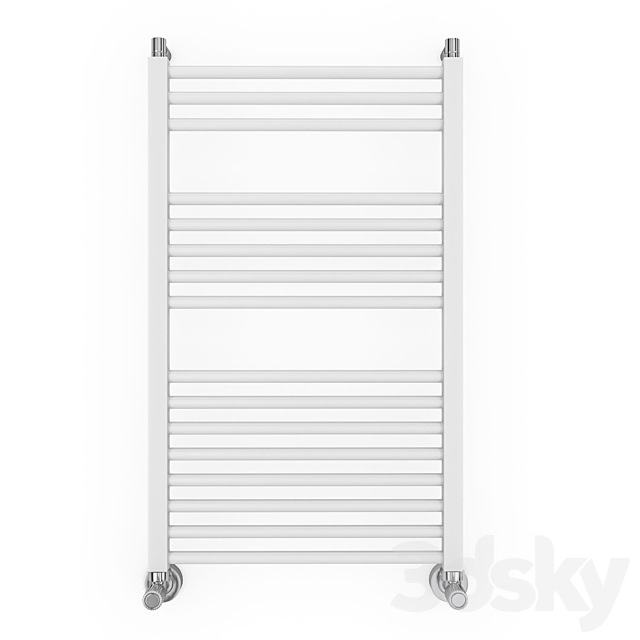 Water heated towel rail Margaroli Alba 7-464_16 3ds Max - thumbnail 2