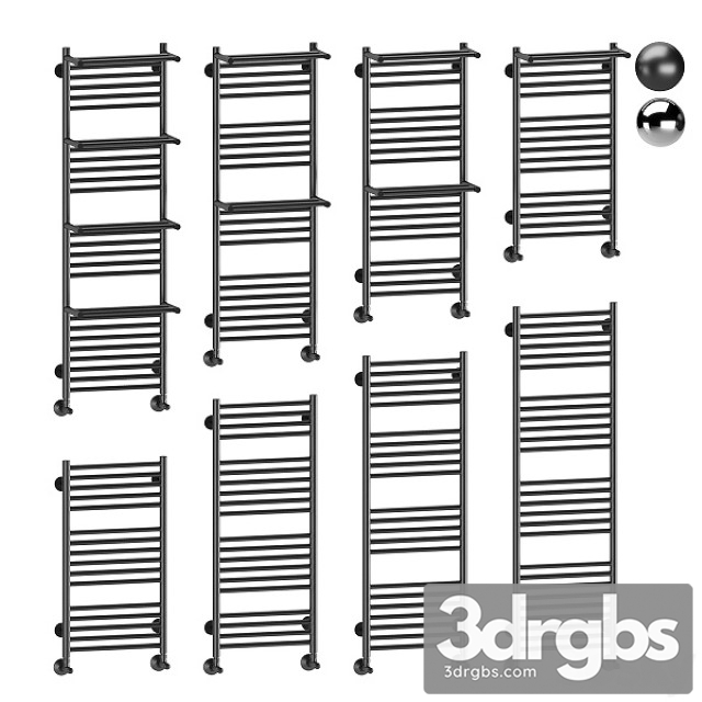 Water Heated Towel Rail Terminus Aurora 3dsmax Download - thumbnail 1