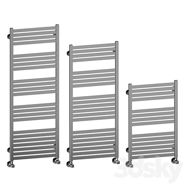 Water heated towel rail Terminus Tuscany 3ds Max - thumbnail 2