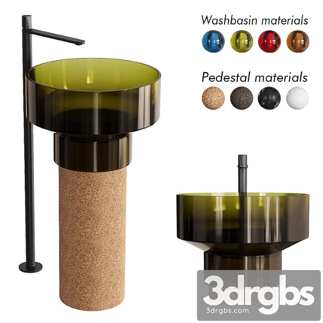 Antonio Lupi Design Borghi Freestanding Washbasin 3dsmax Download - thumbnail 1