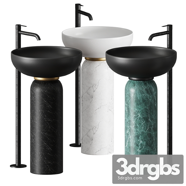 Artceram Jolie Washbasin 3dsmax Download - thumbnail 1