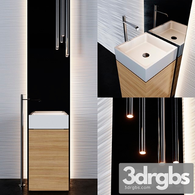 Bath Set 2 3dsmax Download - thumbnail 1