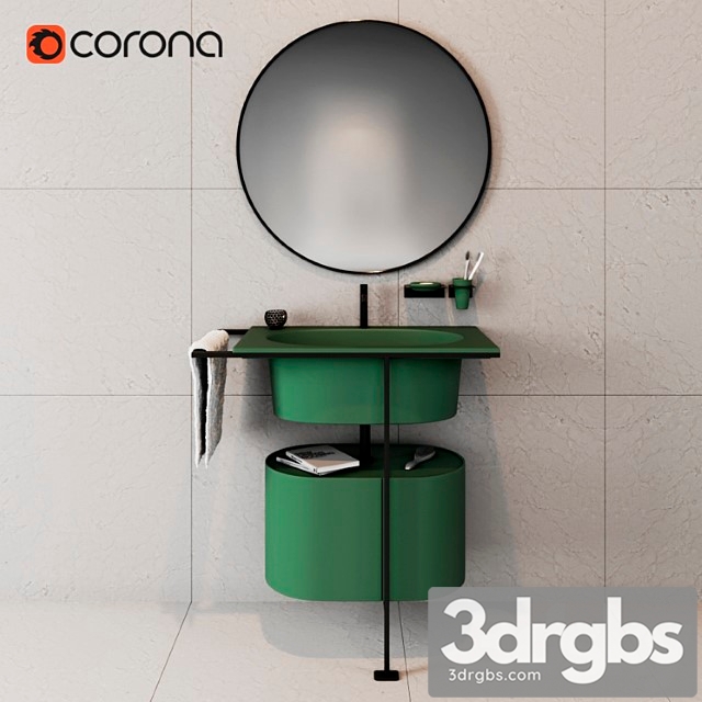 Bathroom Set 3dsmax Download - thumbnail 1