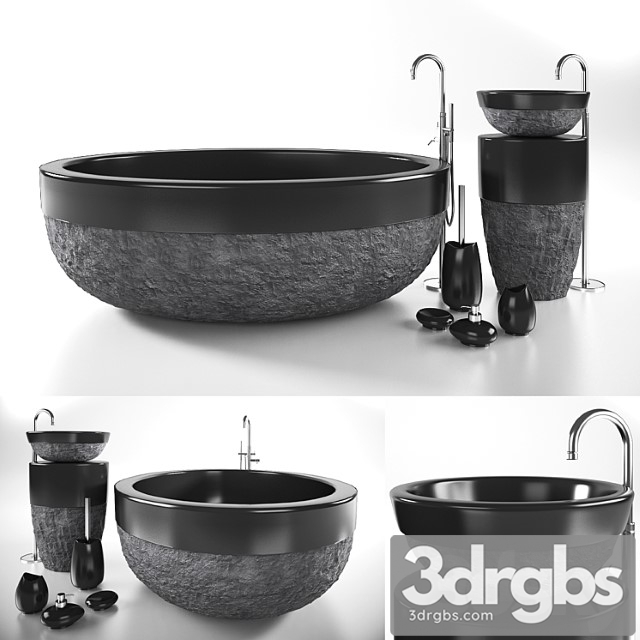 Bathroom Set Vol 1 3dsmax Download - thumbnail 1