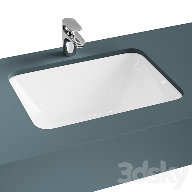 Built-in washbasin VitrA S20 5474B003-0618 3DSMax File - thumbnail 1